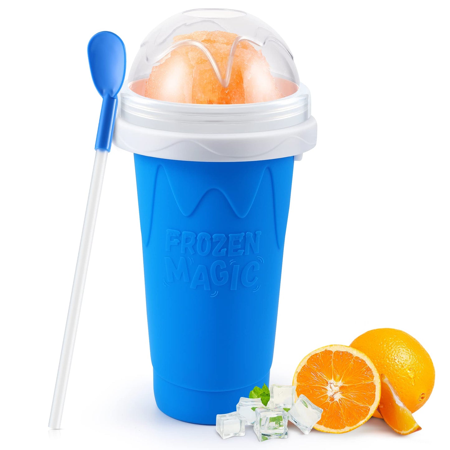 RELPOM Slushie Maker Cup TIK TOK Magic Quick Frozen Smoothies Cup Cooling Cup Slushy Cup Cool Stuff Things Gadgets Funny Gifts for Kids & Great Stocking Stuffers & White Elephant Gifts