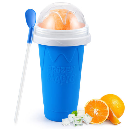 RELPOM Slushie Maker Cup TIK TOK Magic Quick Frozen Smoothies Cup Cooling Cup Slushy Cup Cool Stuff Things Gadgets Funny Gifts for Kids & Great Stocking Stuffers & White Elephant Gifts